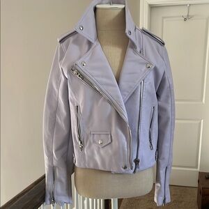 Lavender Biker Jacket